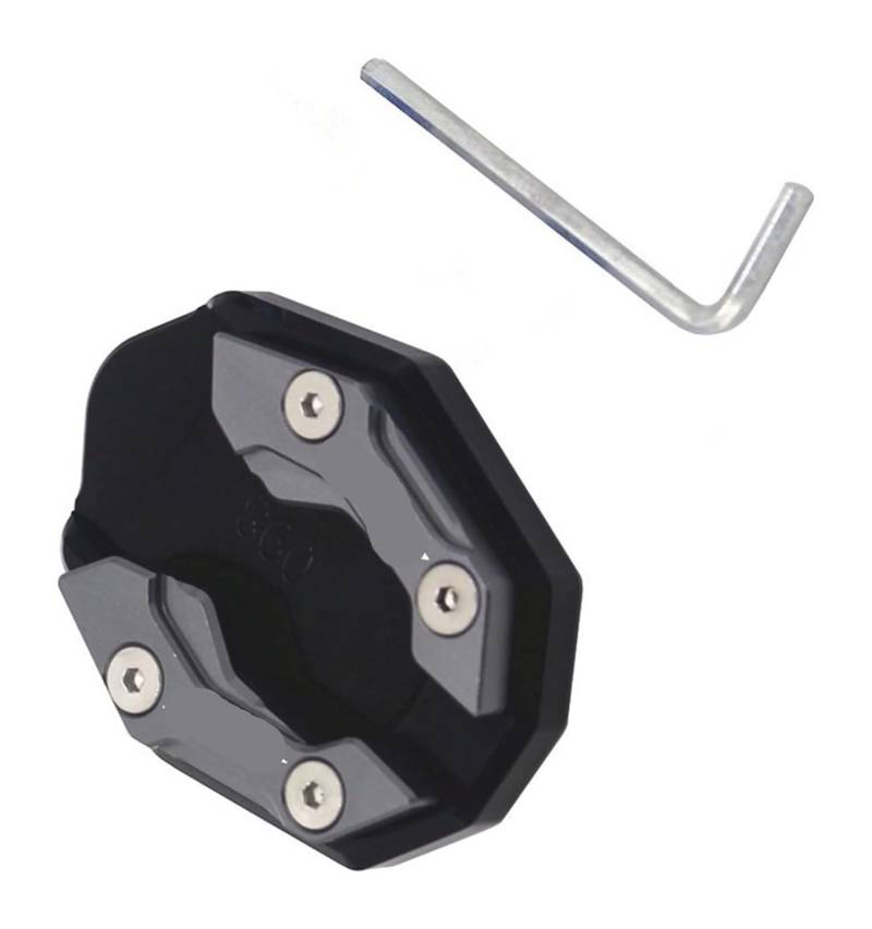 Motorrad Vergrößerungspad Für PCX150 PCX160 PCX 150 PCX 160 PCX125 PCX 125 Zubehör Motorrad-Seitenstütze Vergrößerter Block Einparkhilfe Zubehör Stützplatte(Gray b) von CPZPMFMKBG