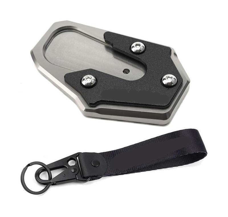 Motorrad Vergrößerungspad Für R1200RT R1200 RT 2014-2018 R1250RT R1250 RT 2018-2020 Zubehör Motorrad Schlüsselanhänger Kickstand Seitenständer Verlängerungspad Stützplatte(R1250RT Grey) von CPZPMFMKBG