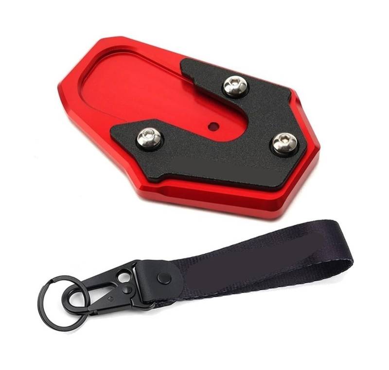 Motorrad Vergrößerungspad Für R1200RT R1200 RT 2014-2018 R1250RT R1250 RT 2018-2020 Zubehör Motorrad Schlüsselanhänger Kickstand Seitenständer Verlängerungspad Stützplatte(R1250RT Red) von CPZPMFMKBG