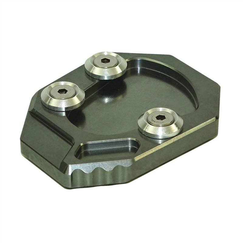Motorrad Vergrößerungspad Für Y&AMAHA Für YZF R1 Für YZF-R1 2009 2010 2011 2012 2013 2014 Motorrad Kickstand Fuß Seitenständer Verlängerung Pad Stützplatte Stützplatte(B) von CPZPMFMKBG