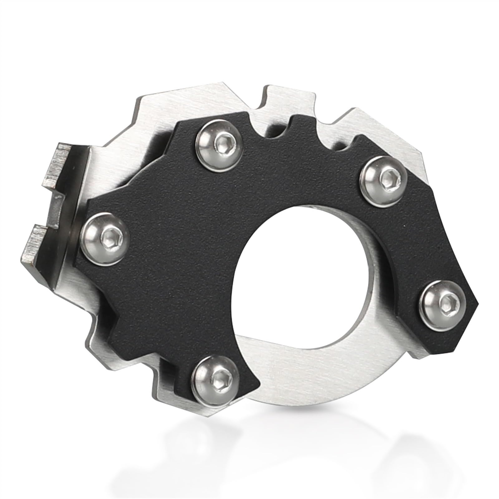 Motorrad Vergrößerungspad Motorrad Kickstand Seitenständer Verlängerung Fußpolster Unterstützung Für B&MW Für F750GS Für F850GS Stützplatte(B) von CPZPMFMKBG