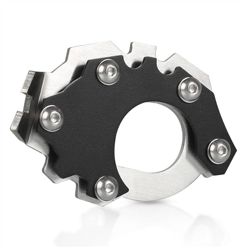 Motorrad Vergrößerungspad Motorrad Kickstand Seitenständer Verlängerung Fußpolster Unterstützung Für B&MW Für F750GS Für F850GS Stützplatte(B) von CPZPMFMKBG