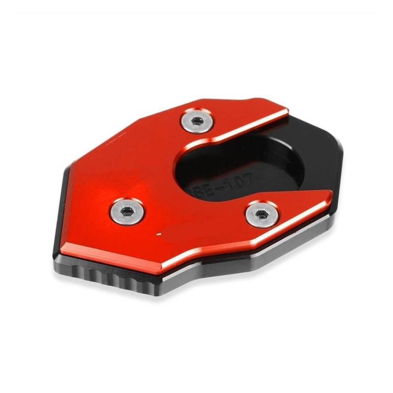 Motorrad Vergrößerungspad Motorrad Kickstand Seitenständer Verlängerung Fußpolster Unterstützung Für K&AWASAKI Für Z900 Für Z900RS 2017 2018 2019 2020 2021 2022 Stützplatte(2,B) von CPZPMFMKBG