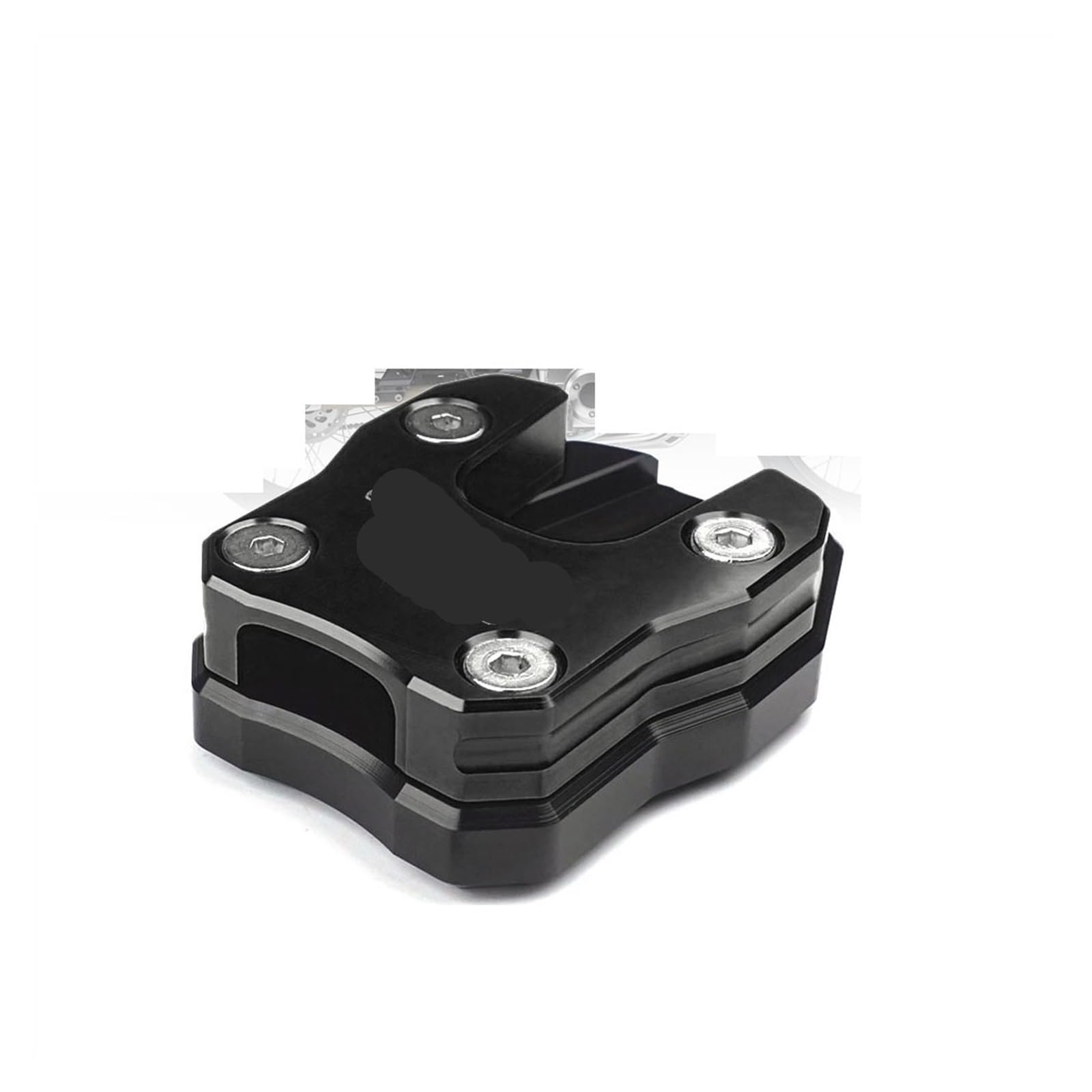 Motorrad Vergrößerungspad Motorrad Stehen Fuß Seite Stehen Extender Pad Vergrößern Platte Stehen Unterstützung Erweiterung Enlarger Pad Für CT125 Für Hunter Cub 2020 Stützplatte(A) von CPZPMFMKBG