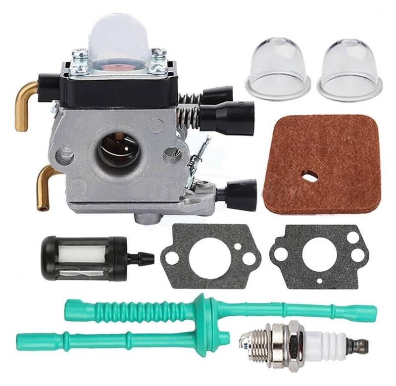 Vergaser Motorrad Für S&TIHL FS38 FS45 FS46 FS55 KM55 FS85 Vergaser Rasentrimmer Unkrautfresser Mit Kraftstofffilter Vergaserdichtungen Carburetor(9pcs) von CPZPMFMKBG