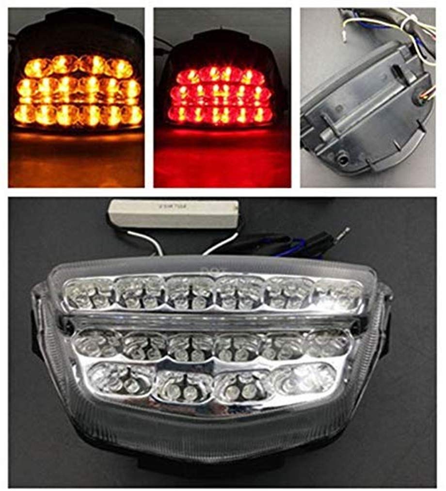 Blinker-Rücklicht-Bremsleuchte für Motorrad-Heckleuchte für Honda CBR 1000RR CBR1000RR Fireblade 2008-2014 (Rauch) von CPeiTo