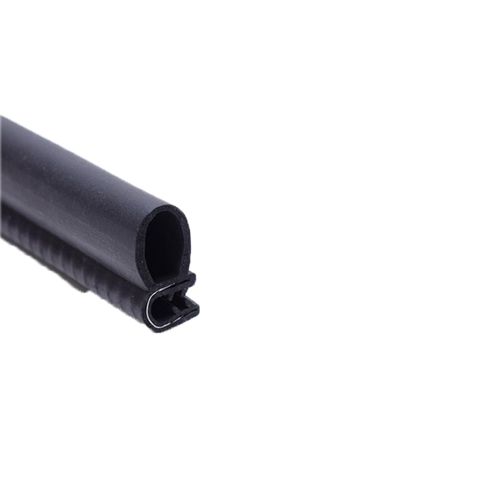 U-Gummidichtungsstreifen, 3,28 Fuß, schwarze Zierdichtung mit seitlicher Blase for Autos, Boote, LKWs und Heimanwendungen, Auto-Wetterstreifen, Höhe x Breite(24mm x 13mm) von CQCQC