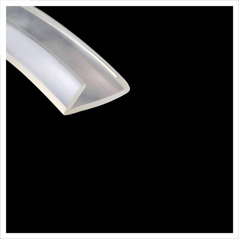 U-Kanal-Kanten-Gummi-Transparent-Dichtungsstreifen 6,56 Fuß Wetterschutz-Türkantendichtung for Autotüren zur Schalldämmung von Fenstern/Türen, Höhe x Breite(15mm x35mm) von CQCQC