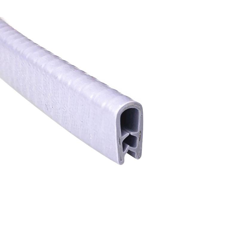 U-förmige Gummidichtungen, 3,28 Fuß, flexibel, mit Metallpassungsspalt for Fenster, Türen, Fahrzeuge und industrielle Anwendungen, Höhe x Breite(Gray,13mm x 7mm) von CQCQC
