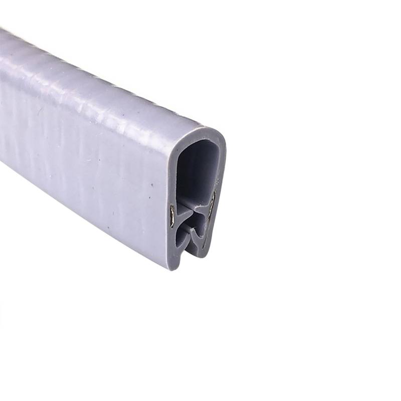 U-förmige Gummidichtungen, 3,28 Fuß, flexibel, mit Metallpassungsspalt for Fenster, Türen, Fahrzeuge und industrielle Anwendungen, Höhe x Breite(Gray,17mm x 9mm) von CQCQC