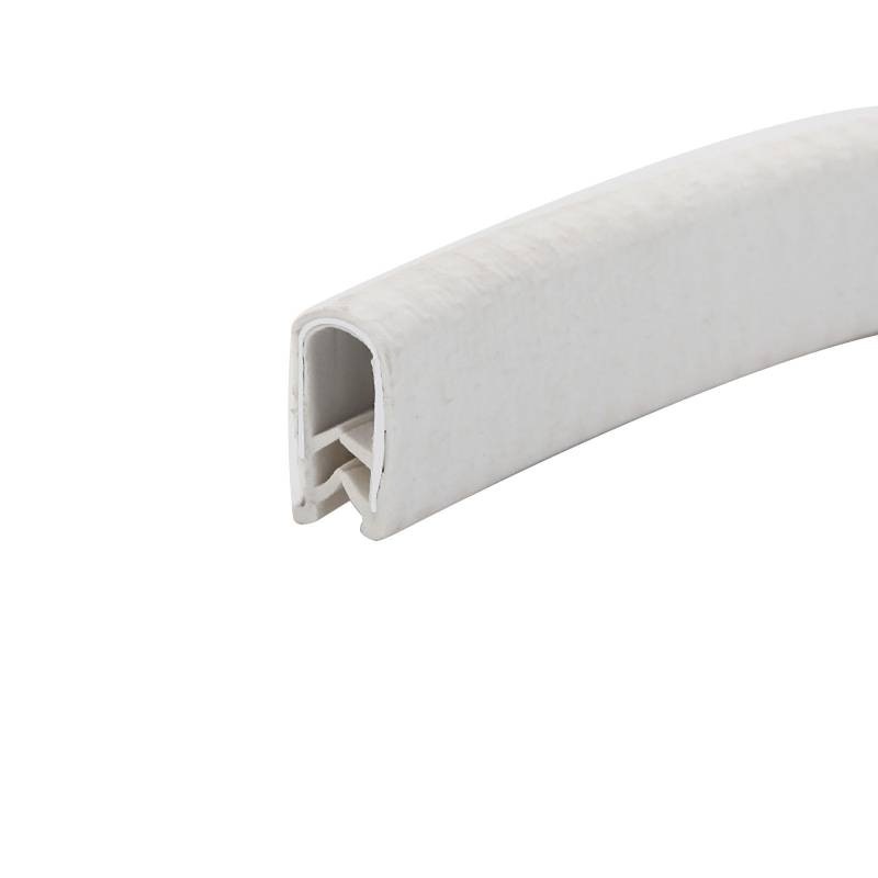 U-förmige Gummidichtungen, 3,28 Fuß, flexibel, mit Metallpassungsspalt for Fenster, Türen, Fahrzeuge und industrielle Anwendungen, Höhe x Breite(White,17mm x 9mm) von CQCQC