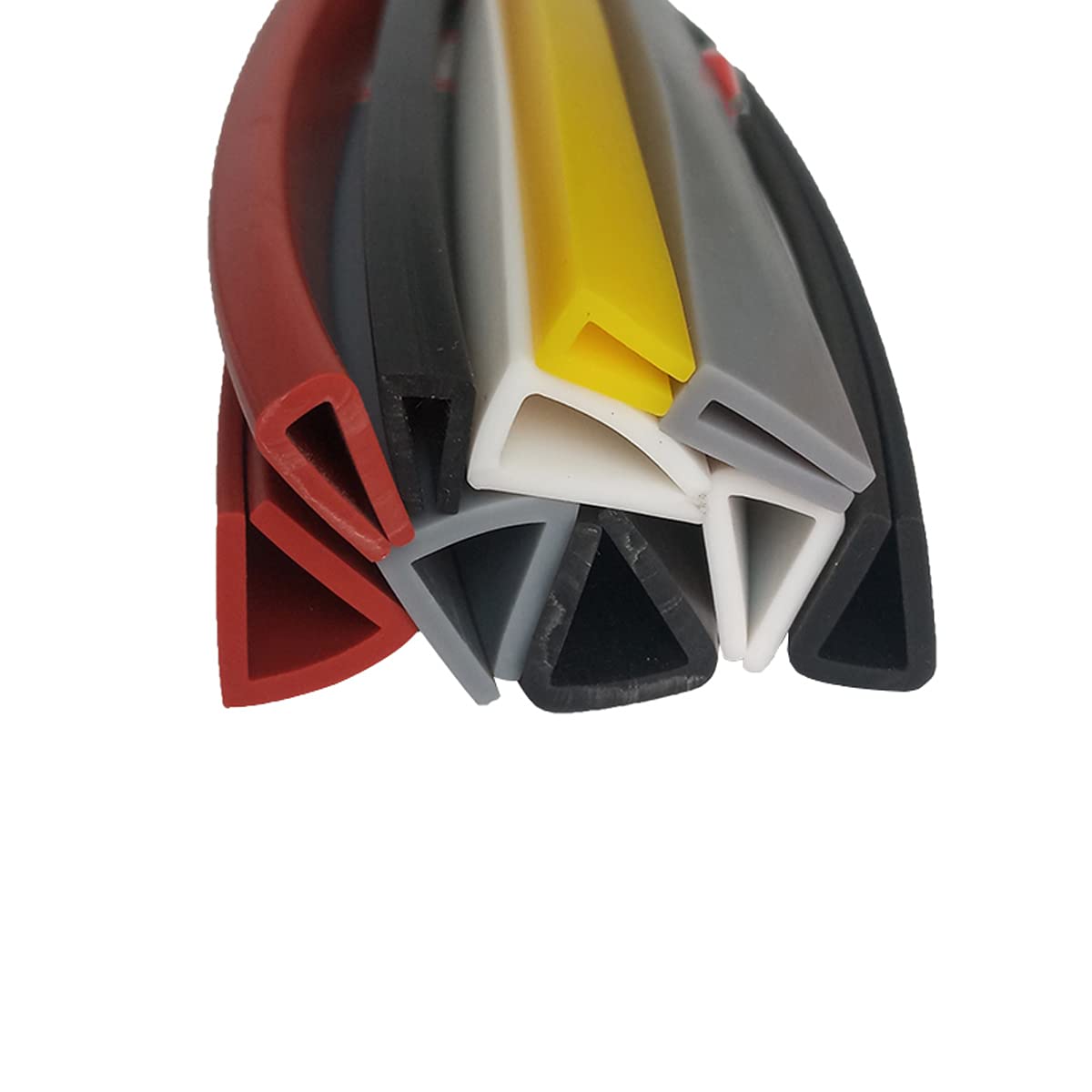 U-förmige Gummikanal-Kantenverkleidung, Gummidichtung verhindert Beschädigung von Teilen (3,28 Fuß)(Red,10X17mm) von CQCQC