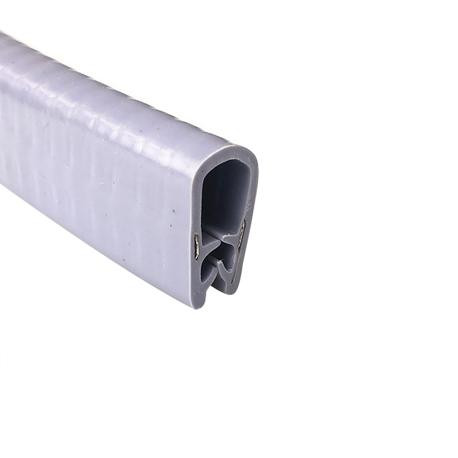 U-förmige Gummikantenleiste, 3,28 Fuß, Autotürdichtung, Schutzfolie, Kantenstreifen, Wetterschutz, starker Halt for Auto-Metallkanten, Boot, Höhe x Breite(Gray,17mm x 9mm) von CQCQC