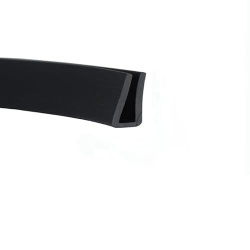 U-förmiger Dichtungsstreifen, flache Unterseite, 3,28 Fuß, schwarzer Kantenschutz for scharfe/raue Oberflächen, einfach zu installieren, for Autos, Boote, Maschinen, Breite x Höhe(16mm x 10mm) von CQCQC