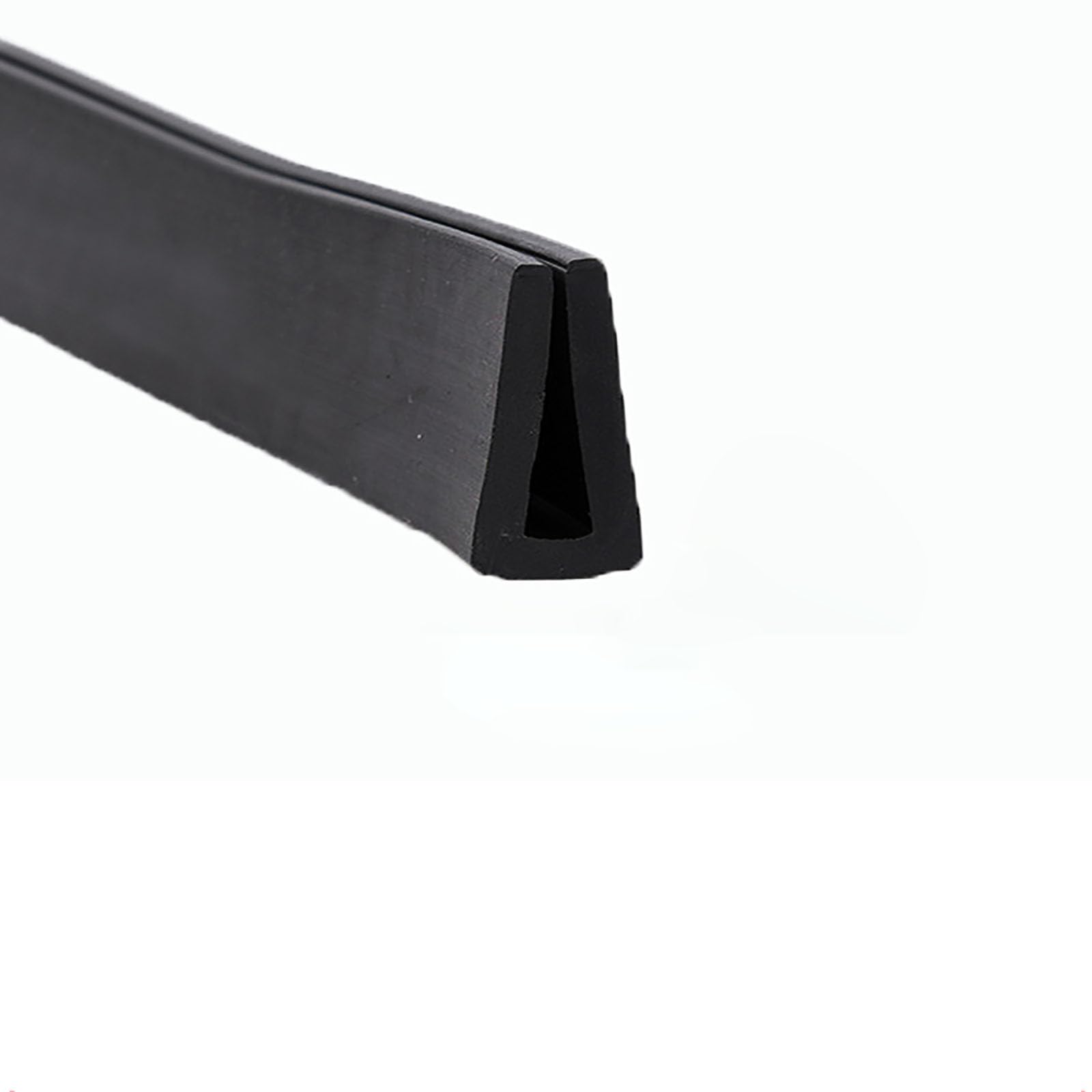 U-förmiger Dichtungsstreifen, flache Unterseite, 3,28 Fuß, schwarzer Kantenschutz for scharfe/raue Oberflächen, einfach zu installieren, for Autos, Boote, Maschinen, Breite x Höhe(23mm x 11mm) von CQCQC