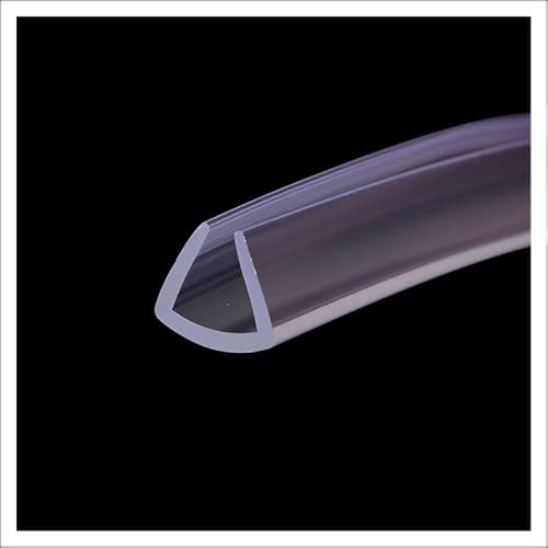 U-förmiger Gummi-Kantenstreifen, 3,28 Fuß, transparenter Gummi-Kantenstreifen, Kantenschutz, Kantenstreifen, geeignet for die Autotürdichtung, Höhe x Breite(15mm x 10mm) von CQCQC