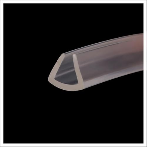 U-förmiger Gummi-Kantenstreifen, 3,28 Fuß, transparenter Gummi-Kantenstreifen, Kantenschutz, Kantenstreifen, geeignet for die Autotürdichtung, Höhe x Breite(15mm x 20mm) von CQCQC