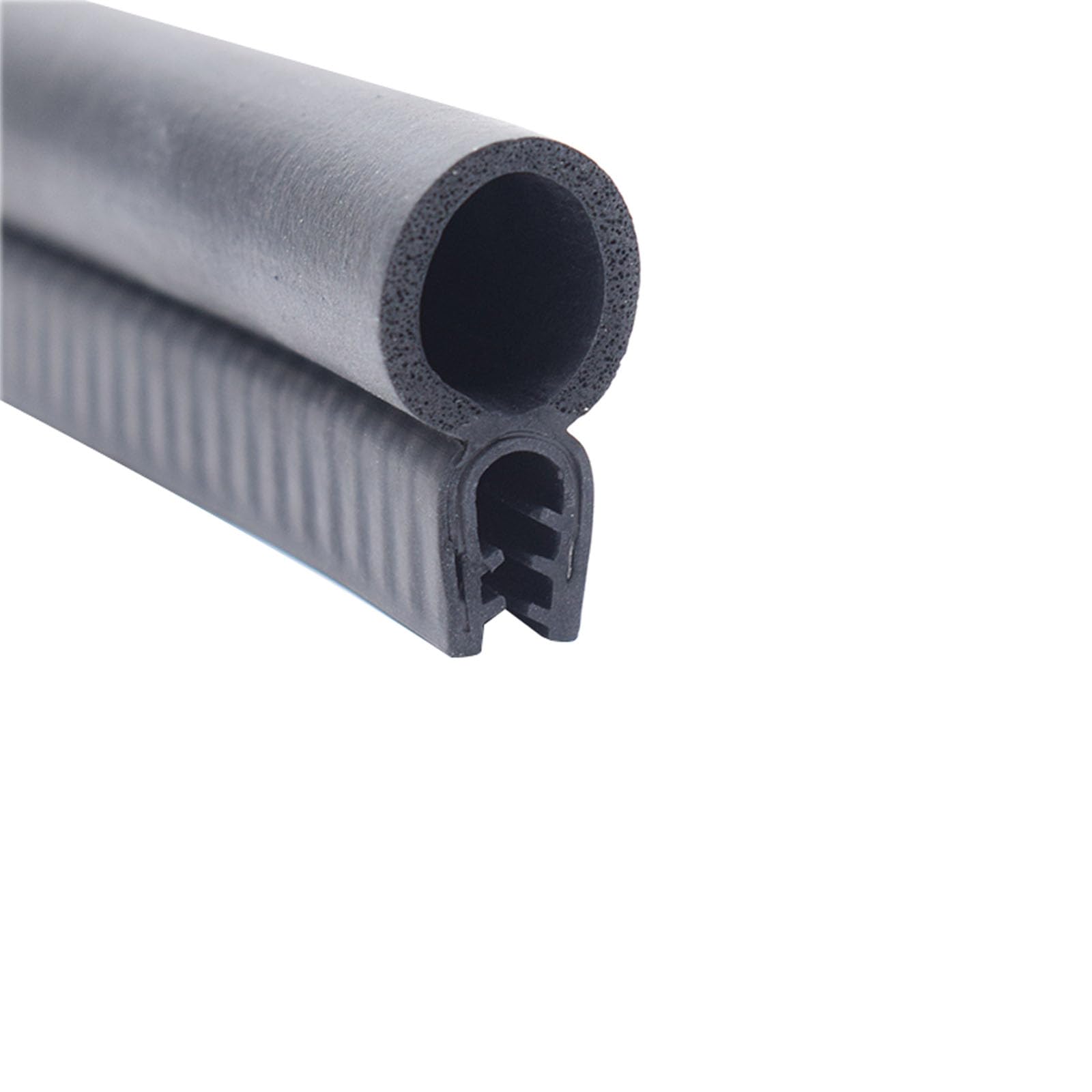 U-förmiger Gummidichtungsstreifen mit Noppen oben, 3,28 Fuß, schwarze Autotürdichtung for Autos, Boote, LKWs, Höhe x Breite(35mm x 10mm) von CQCQC