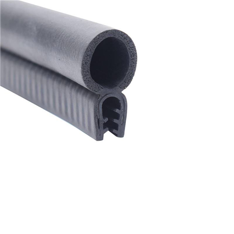 U-förmiger Gummidichtungsstreifen mit Noppen oben, 3,28 Fuß, schwarze Autotürdichtung for Autos, Boote, LKWs, Höhe x Breite(35mm x 10mm) von CQCQC