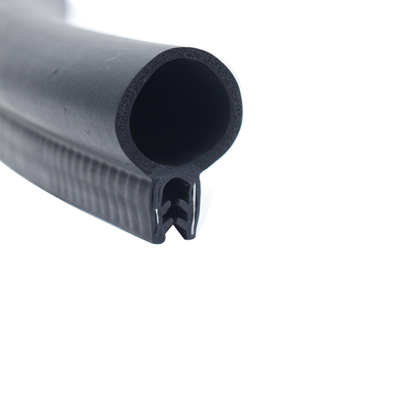 U-förmiger Gummidichtungsstreifen mit Noppen oben, 3,28 Fuß, schwarze Autotürdichtung for Autos, Boote, LKWs, Höhe x Breite(45mm x 10mm) von CQCQC
