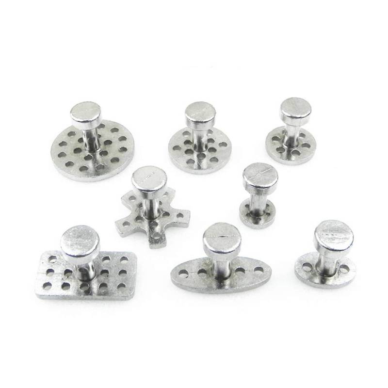 CQEAZ Dent Repair 8 Größe Werkzeuge Dent Puller Tabs Automotive Karosserie Reparatur Dent Removal Tools für Schäden von CQEAZ