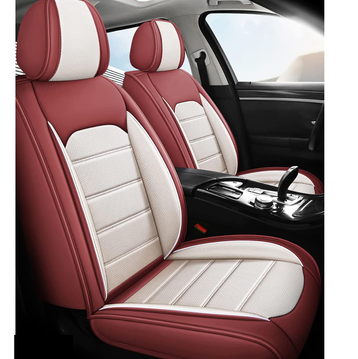 Auto Sitzbezüge Set Autositzbezüge für Mercedes Benz CLC Class CLC 220 CL203 CLC 180 CL203 CLC 200 CL203 CLC, Leder Sitzschoner Komplettset Autositzbezüge Wasserdicht Protektoren Zubehör Auto Sitzbezüge Set Autositzbezüge für Mercedes Benz CLC Class CLC 220 CL203 CLC 180 CL203 CLC 200 CL203 CLC, Leder Sitzschoner Komplettset Autositzbezüge Wasserdicht Protektoren Zubehör von CQFCY