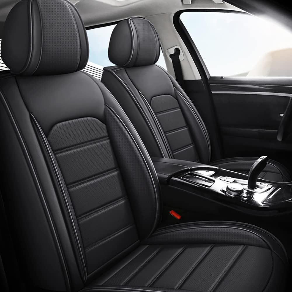 CQFCY Auto Sitzbezüge Set Autositzbezüge für Infiniti Q70 2000 2001 2002 2003 2004 2005-2022 2023 2024 2025, Leder Sitzschoner Komplettset Autositzbezüge Wasserdicht Protektoren Zubehör,Black CQFCY Auto Sitzbezüge Set Autositzbezüge für Infiniti Q70 2000 2001 2002 2003 2004 2005-2022 2023 2024 2025, Leder Sitzschoner Komplettset Autositzbezüge Wasserdicht Protektoren Zubehör,Black von CQFCY