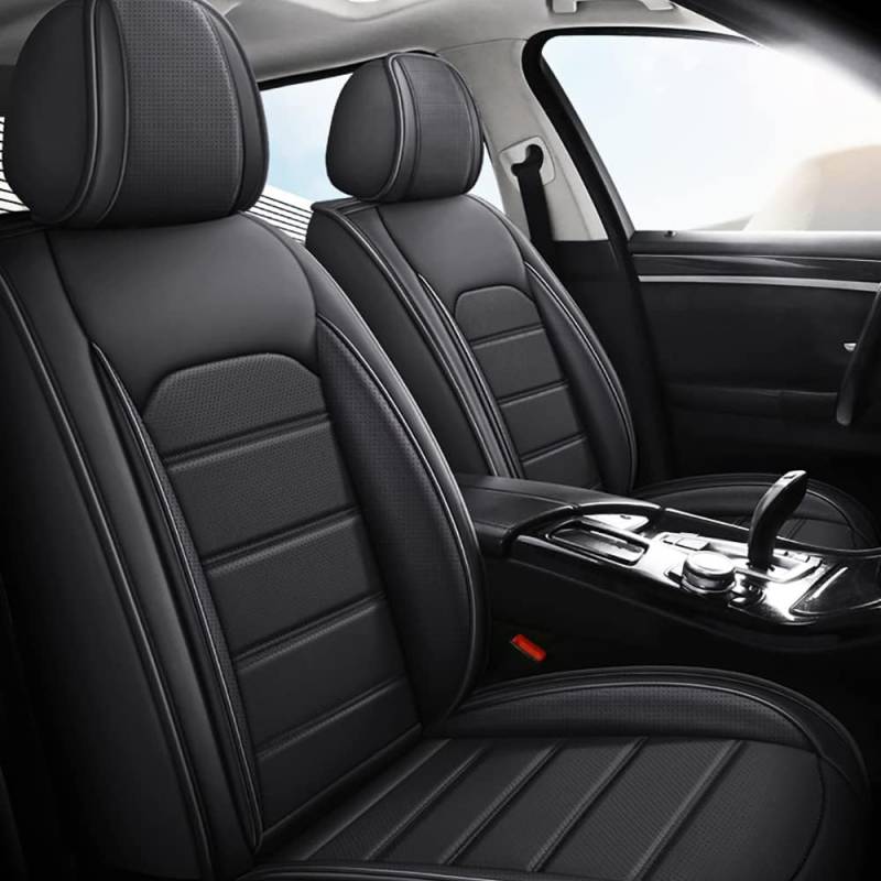 CQFCY Auto Sitzbezüge Set Autositzbezüge für Mazda Tribute Hybrid 2000 2001 2002 2003 2004 2005-2022 2023 2024 2025, Leder Sitzschoner Komplettset Autositzbezüge Wasserdicht Protektoren Zubehör von CQFCY