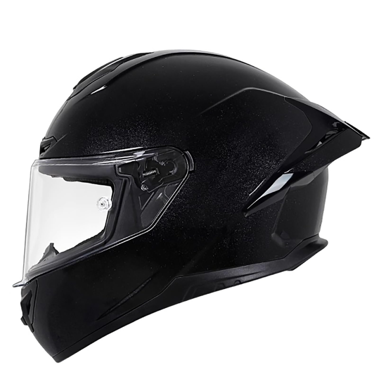 Integralhelm Mit Sonnenblende, Racing Style Motorrad Helm Mit Aerodynamischem Spoiler, Motorradhelm Full-Face Helme Für Damen Und Herren, ECE Zertifiziert B,XL(57-58CM) von CQHZCL