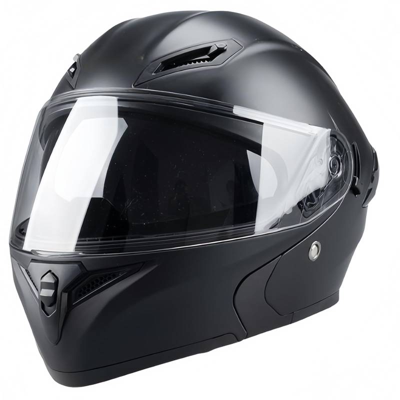 Klapphelm Für Motorrad Vorne ECE 2205-Zugelassen Integralhelm Offener Helm Mit Doppelvisier Mopedhelm Für Erwachsene Männer Und Frauen C,XXL(59-60CM) von CQHZCL