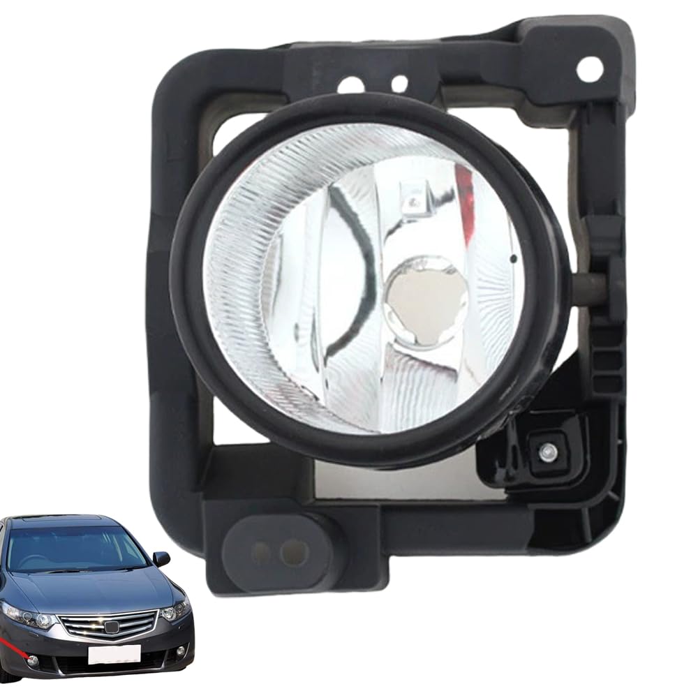 CQISTJ Frontnebelscheinwerfer für Auto für Honda ACCORD Acura TSX SPIRIOR, Plug Play Nebellichter Helle Nebelscheinwerfer (Weiß/Gelb),Left-without bulb von CQISTJ