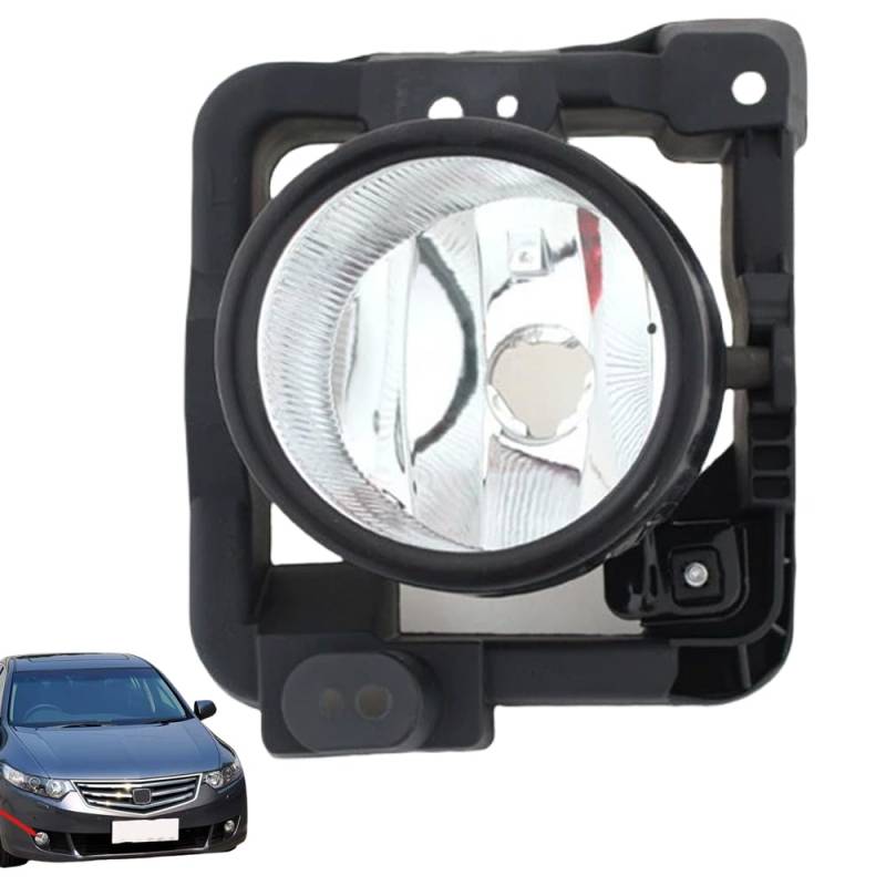 CQISTJ Frontnebelscheinwerfer für Auto für Honda ACCORD Acura TSX SPIRIOR, Plug Play Nebellichter Helle Nebelscheinwerfer (Weiß/Gelb),Left-without bulb von CQISTJ