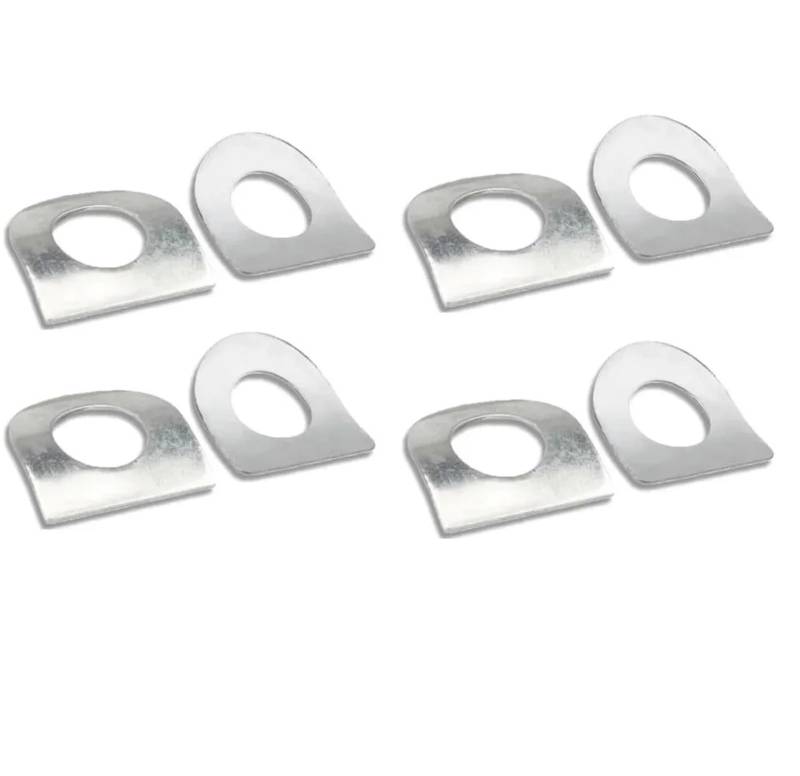 CQJJXKYC 8Pack Universal Motorrad Fuß Peg Frühling Scheiben Dichtungen Fit Für Harley Davidson Softail Dyna CVO Sportster 883 1200 von CQJJXKYC