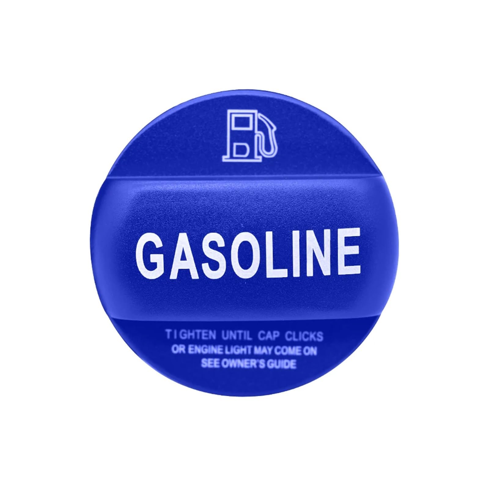 Auto Kraftstofftankdecke Linie Aluminium-Benzin-Diesel-Tankdeckel, Dekorationsabdeckung, passend für Golf 7 7.5 Golf 8 MK7 MK8 2015–2021(Gasoline blue) von CQJJXKYC