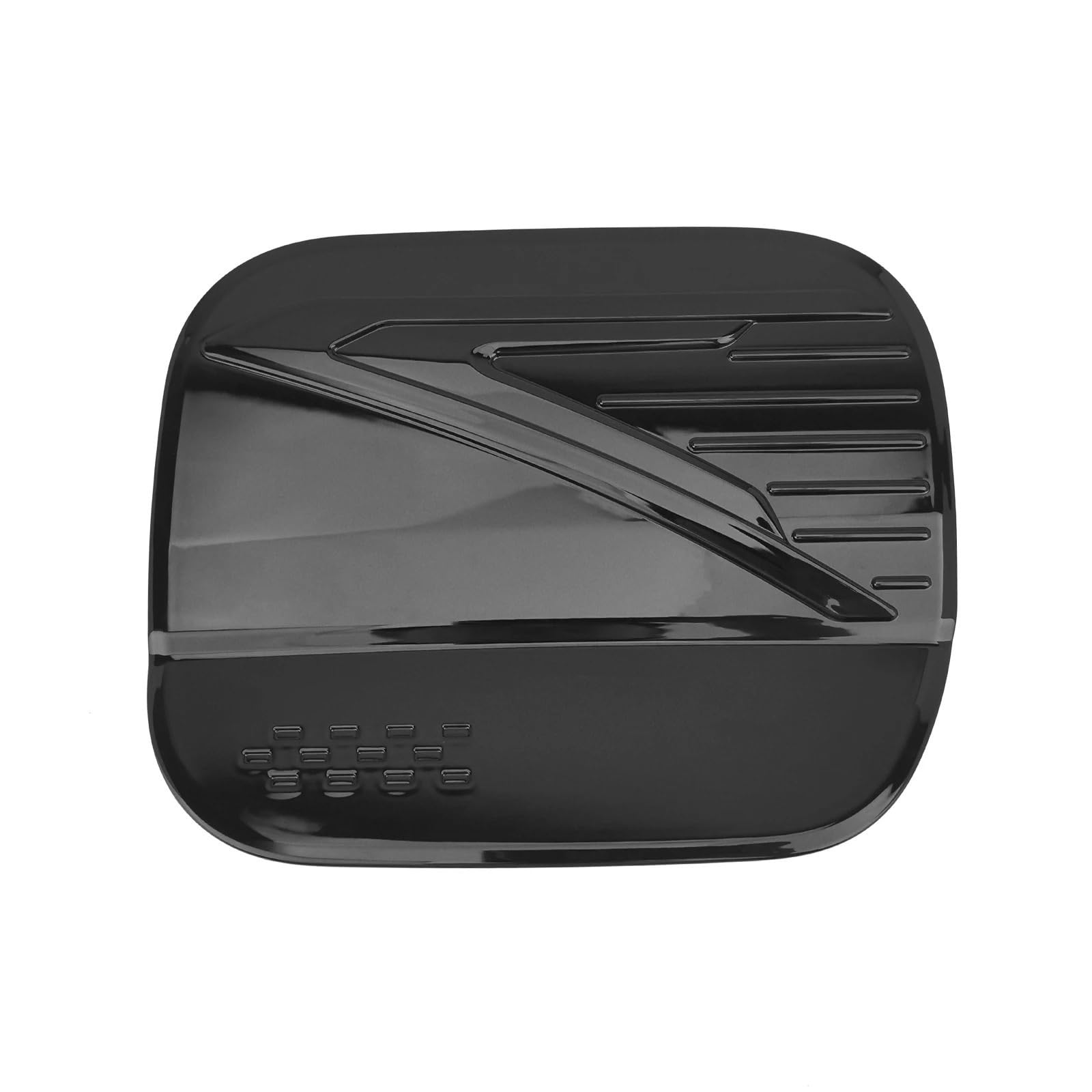 Auto Kraftstofftankdecke Linie Außenzubehör Tankabdeckungen Auto-Öldeckel Tankdeckel Abdeckung Passend für Hyundai Santa Fe MX5 2025(Black) von CQJJXKYC