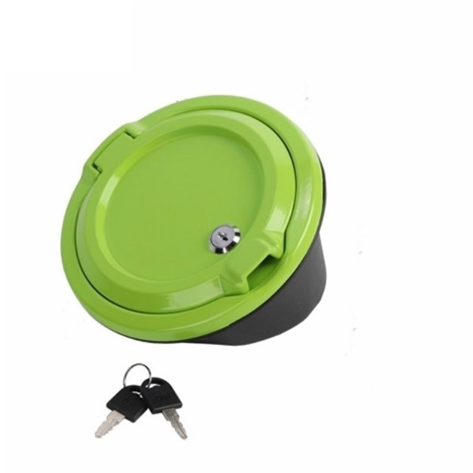 Auto Kraftstofftankdecke Linie Auto-Tankdeckel, Tankdeckel, passend für Jeep Wrangler JL 2018–2024, Außenzubehör(Green with lock) von CQJJXKYC