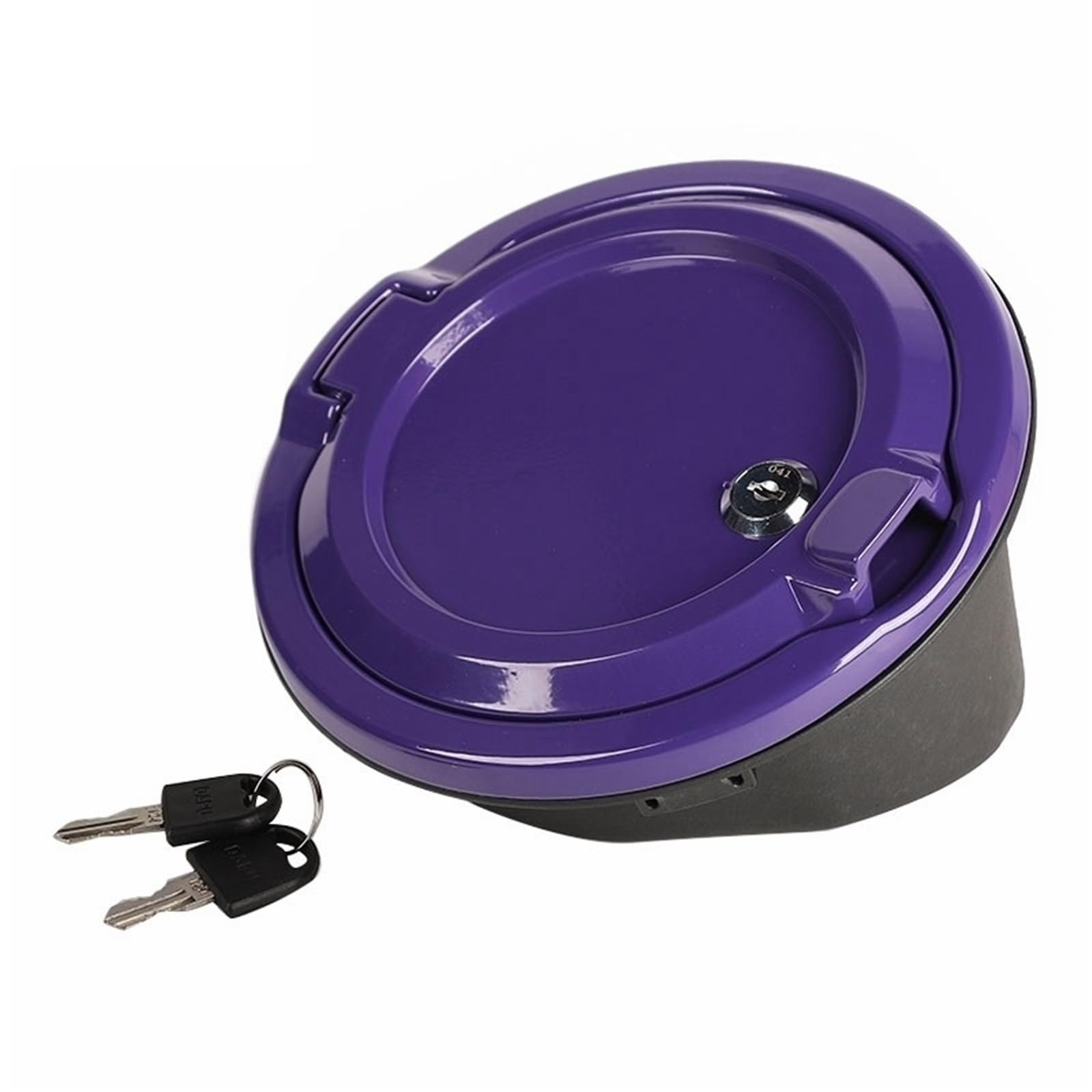 Auto Kraftstofftankdecke Linie Auto-Tankdeckel, Tankdeckel, passend für Jeep Wrangler JL 2018–2024, Außenzubehör(Purple with lock) von CQJJXKYC