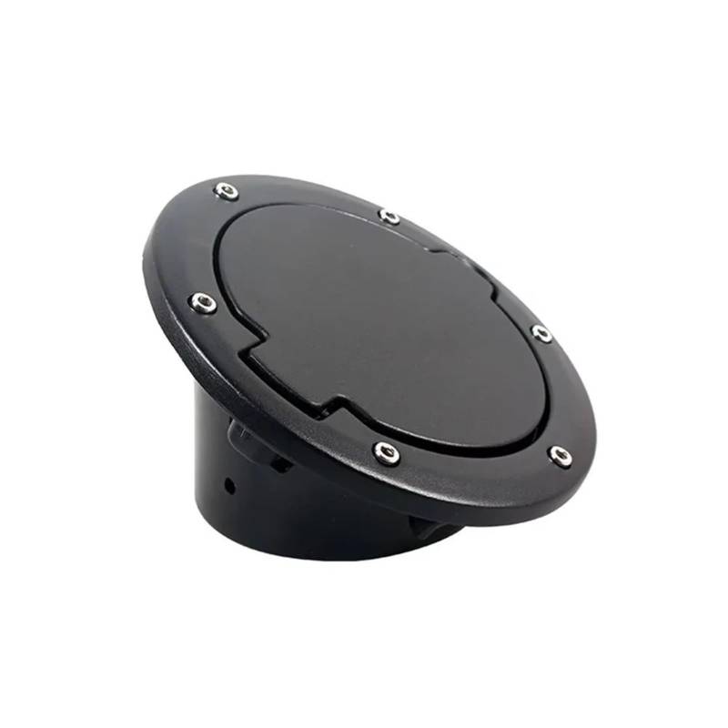 Auto Kraftstofftankdecke Linie Tankdeckel, passend für Jeep Wrangler JK JKU 2/4 Türen, 2007–2018, Auto-Styling-Zubehör, Schwarz, OCC-1047-B von CQJJXKYC