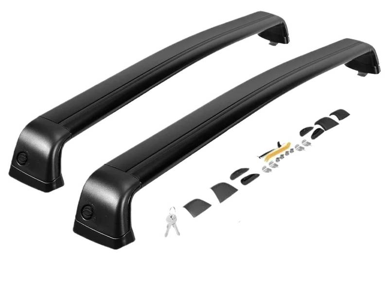 Dachträger Aluminium-Dachgepäckträger mit Diebstahlsicherung, passend für Tesla Model Y Juniper Model 3 Highland (2017–2025). Universeller Dachträger(for Model 3 17-23) von CQJJXKYC