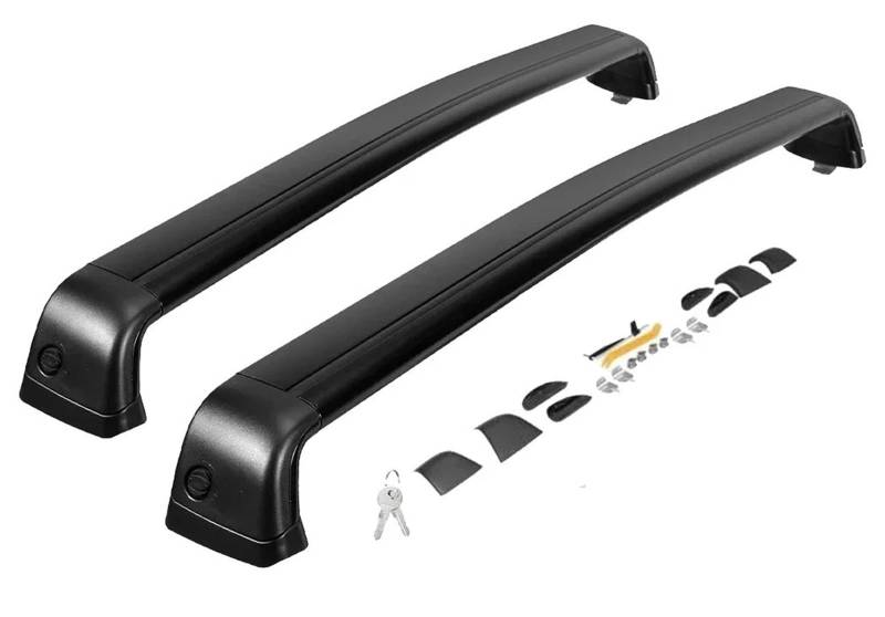 Dachträger Aluminium-Dachgepäckträger mit Diebstahlsicherung, passend für Tesla Model Y Juniper Model 3 Highland (2017–2025). Universeller Dachträger(for Model 3 Highland) von CQJJXKYC