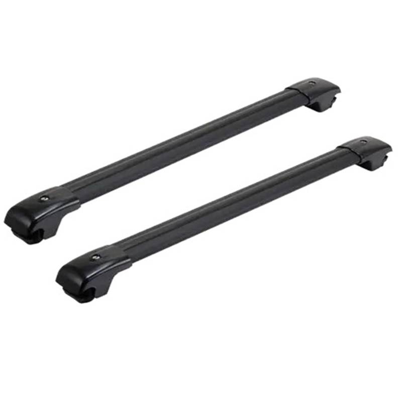 Dachträger Passend für SUV-Gepäckträger. Reisegepäck-Querträger-Dachträger aus Aluminiumlegierung. Universeller Dachträger(A Pair Black) von CQJJXKYC