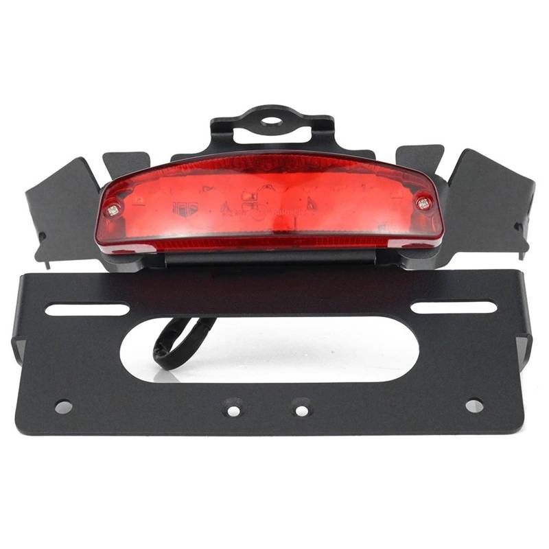 Kennzeichenhalter Fender Eliminator Fit Für BMW G310GS G310R 2017-2024 G 310 R G310 GS Motorrad Hinten Kennzeichen Halter Halterung licht Nummernschild Rahmen(Red Without Tail) von CQJJXKYC