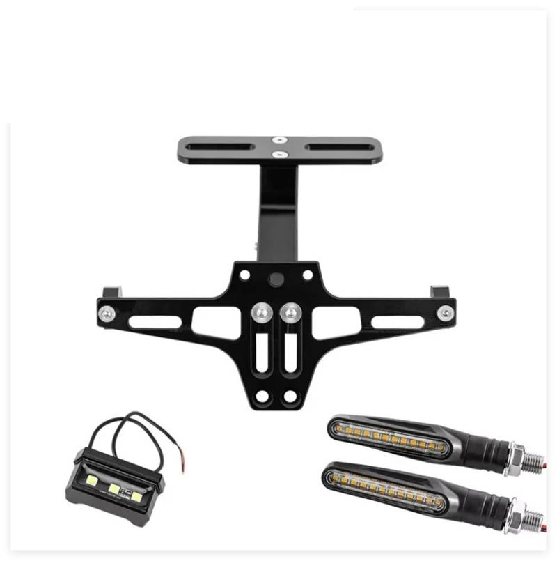 Kennzeichenhalter Halter Nummernschildhalterung Passend für BMW R1200GS Passend für Yamaha MT07 MT10 Passend für Kawasaki Z750 Z800 Passend für Duke 125 200 390. Nummernschild rahmen(Set and 2pcs Lamp von CQJJXKYC