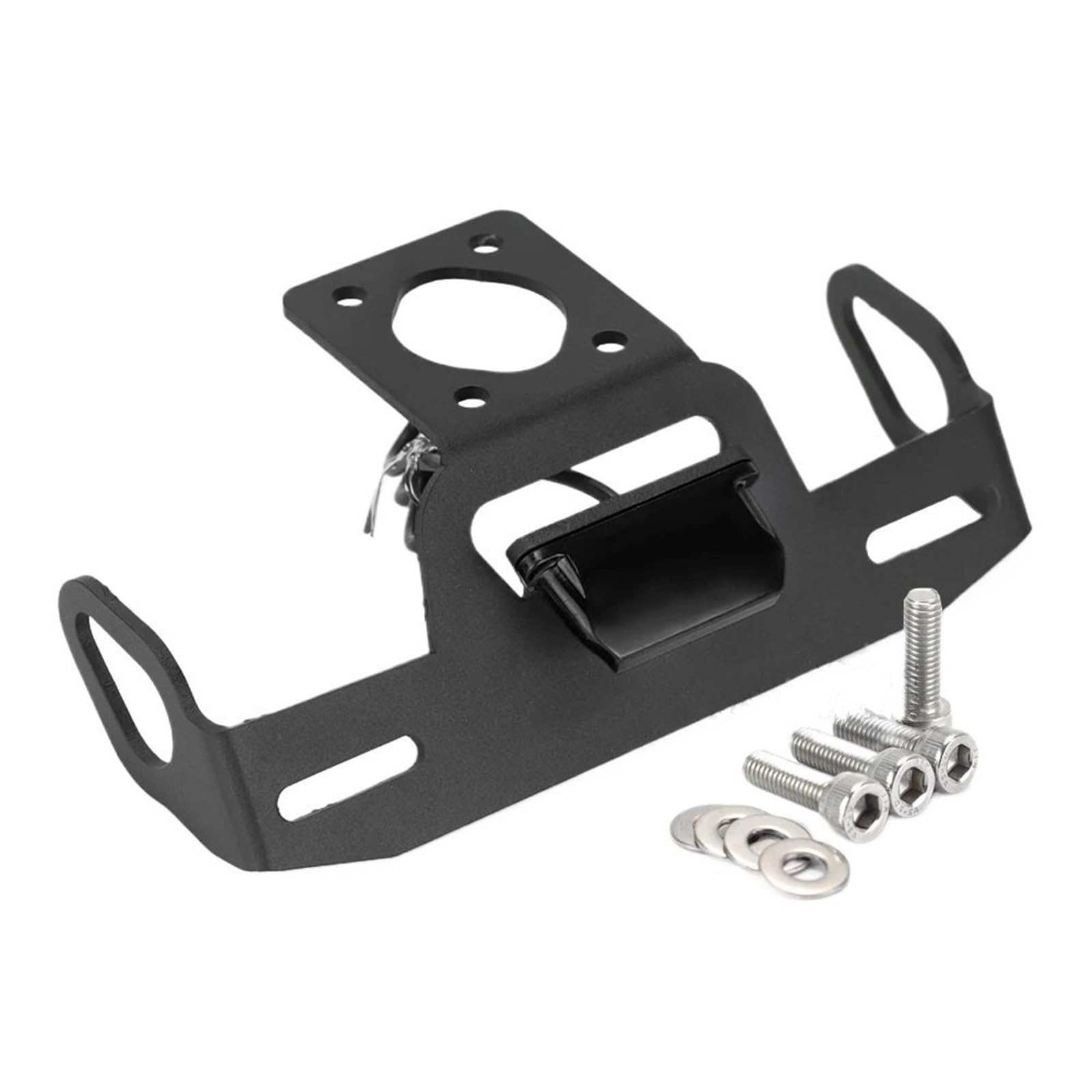 Kennzeichenhalter Kennzeichenhalter Passend Für Yamaha YZF R6 2006–2022 Passend Für YZFR6 18 2020 Motorrad-Heckrahmenhalterung LED-Lichtkotflügel Nummernschild Rahmen(Black) von CQJJXKYC