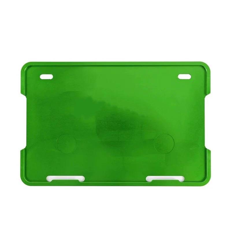 Kennzeichenhalter Kennzeichenhalter für die hintere Nummernschildhalterung aus Aluminiumlegierung passend für Kawasaki ZX4RR. Nummernschild Rahmen(Green A) von CQJJXKYC