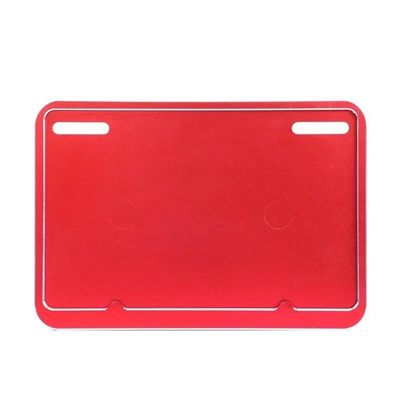 Kennzeichenhalter Kennzeichenhalter für die hintere Nummernschildhalterung aus Aluminiumlegierung passend für Kawasaki ZX4RR. Nummernschild Rahmen(Red B) von CQJJXKYC