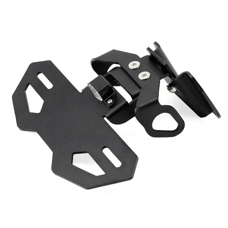 Kennzeichenhalter LED-Blinker passend für Yamaha MT07 FZ07 YZF R7 2014–2025 MT-07 Motorrad-Heck-Kennzeichenhalter Nummernschild Rahmen(License Plate Holder) von CQJJXKYC