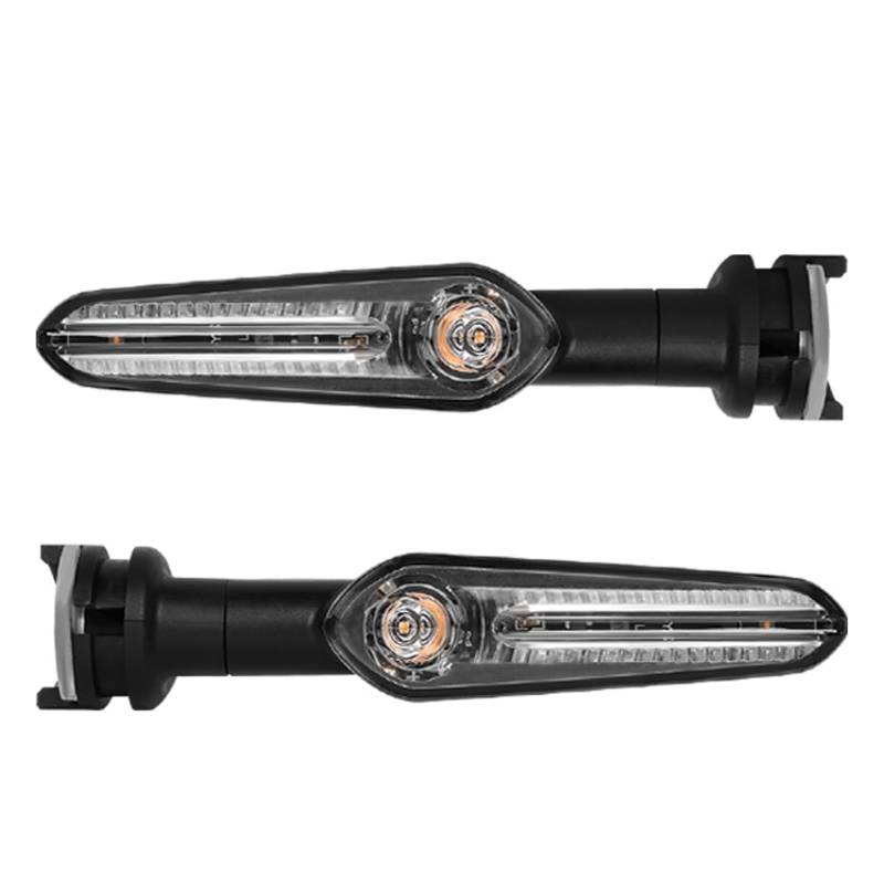 Kennzeichenhalter Moto Kennzeichenhalter mit LED-Blinker Kennzeichenhalter Kotflügel passend für Yamaha Tenere 700 XTZ 07 2019–2025 Nummernschild Rahmen(Turn Light) von CQJJXKYC