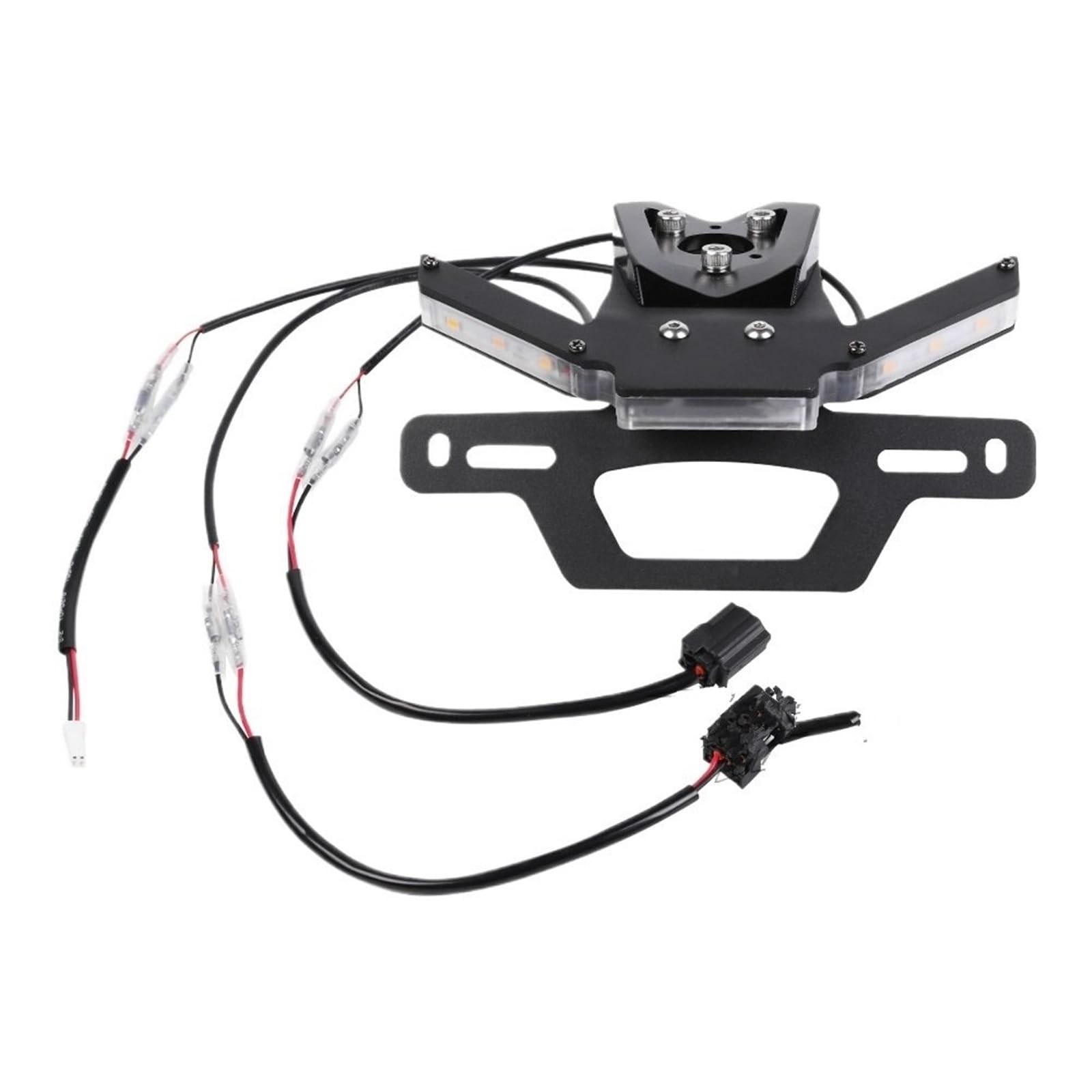 Kennzeichenhalter Motorrad Kennzeichen Halter Fit Für Yamaha YZF R1 R1M R1S Fender Eliminator Kit Blinker Licht Nummernschild Rahmen(1 Set) von CQJJXKYC