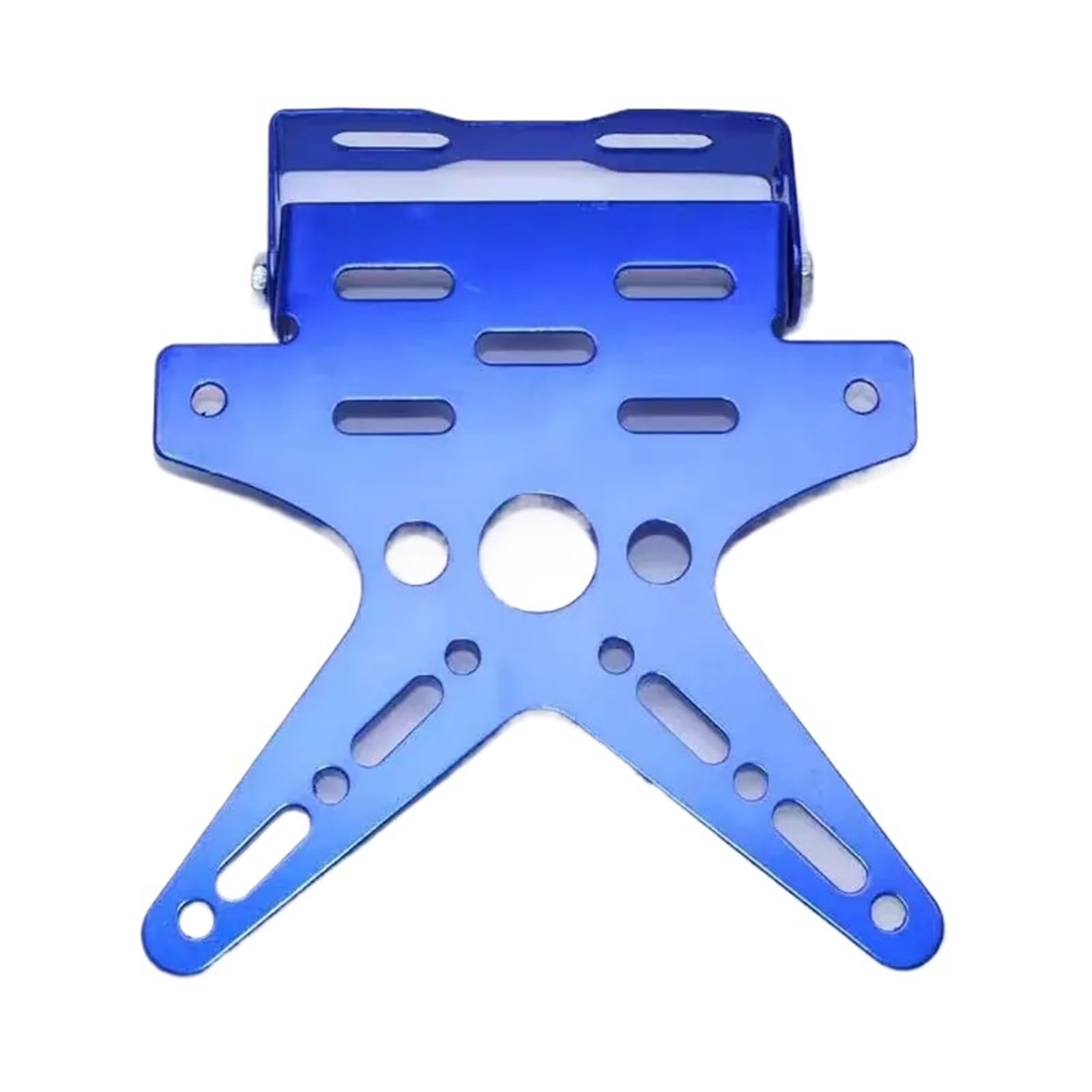Kennzeichenhalter Motorrad Kennzeichen Halter Halterung Aluminium Eingestellt Registrierung Nummer Platte Abdeckung Nummernschild Rahmen(Blue) von CQJJXKYC